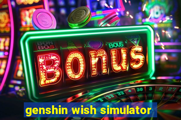 genshin wish simulator